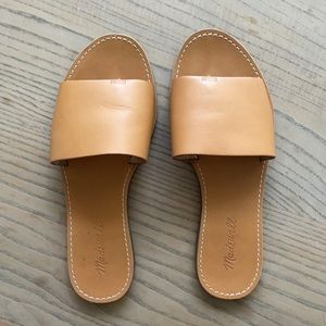 Madewell Boardwalk Slides. Size 8